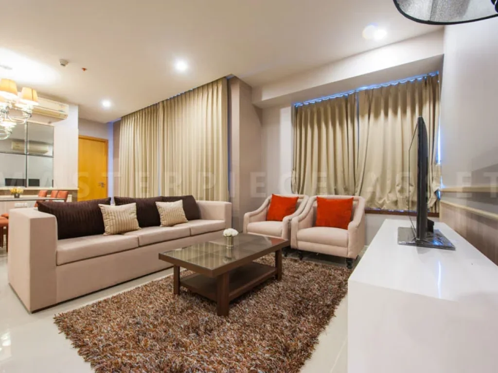 For Rent ให้เช่า The Circle 1 Condominium 2 bed 2 bath 93 sqm MRT Petchaburi