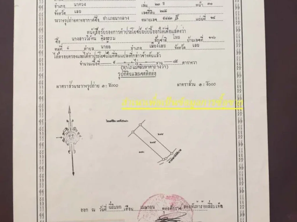 ขายบ้านพร้อมที่ดิน 37ไร่3งานเศษ ที่ อนาด้วง จเลย