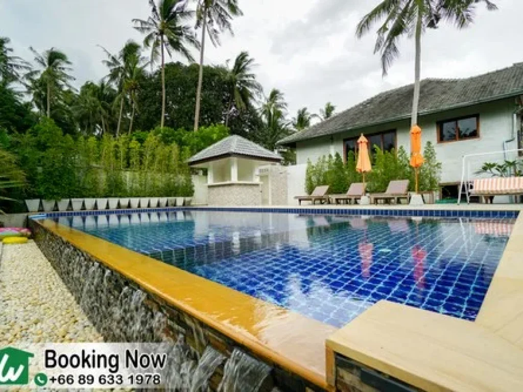 House 2 bedroom for rent near Chaweng beach Koh samui 2-3 km fully furnished swimming pool