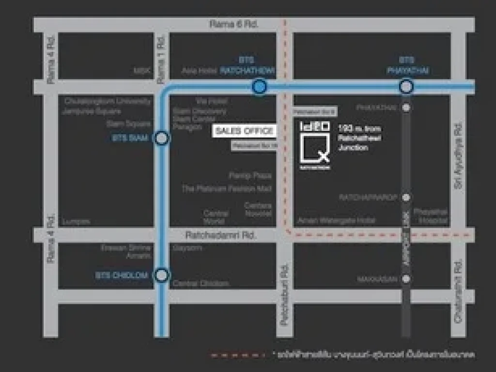 ให้เช่า Ideo Q ราชเทวี 1 ห้องนอน 34 ตารางเมตร Rent Ideo Q Ratchadevi 1 bed 34 sqm