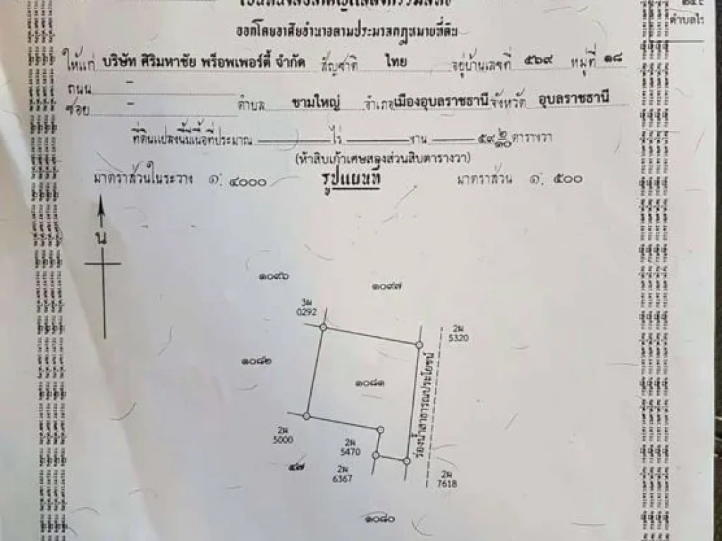 ขายบ้านโครงการรื่นพฤกษา 3 อเมือง จอุบลราชธานี