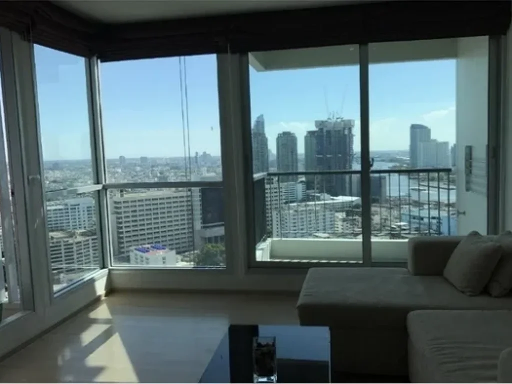 FOR RENT RHYTHM SATHORN-TAKSIN 2 beds 2 baths 65 Sqm 43000 NEAR BTS SAPHAN TAKSIN