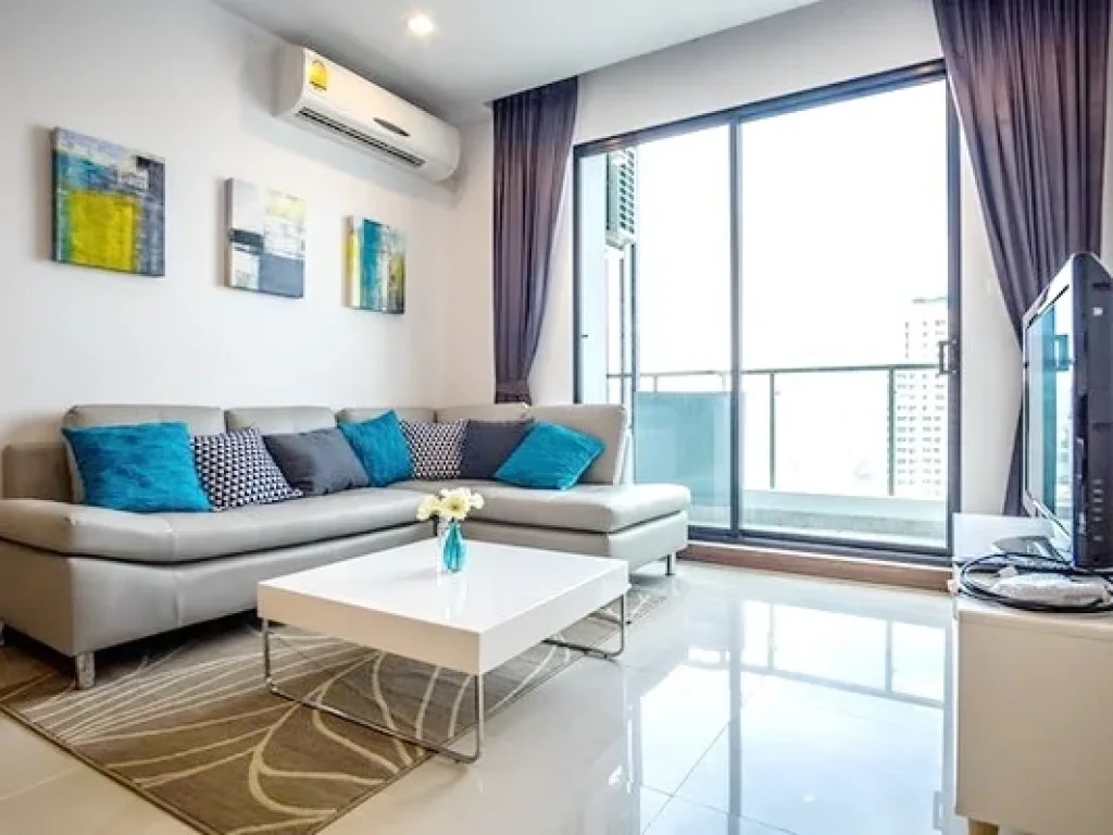 เช่า FOR RENT SUPALAI PREMIER ASOKE 2 beds 2 baths 85 Sqm 42000 Amazing City View NEAR MRT PETCHABURI