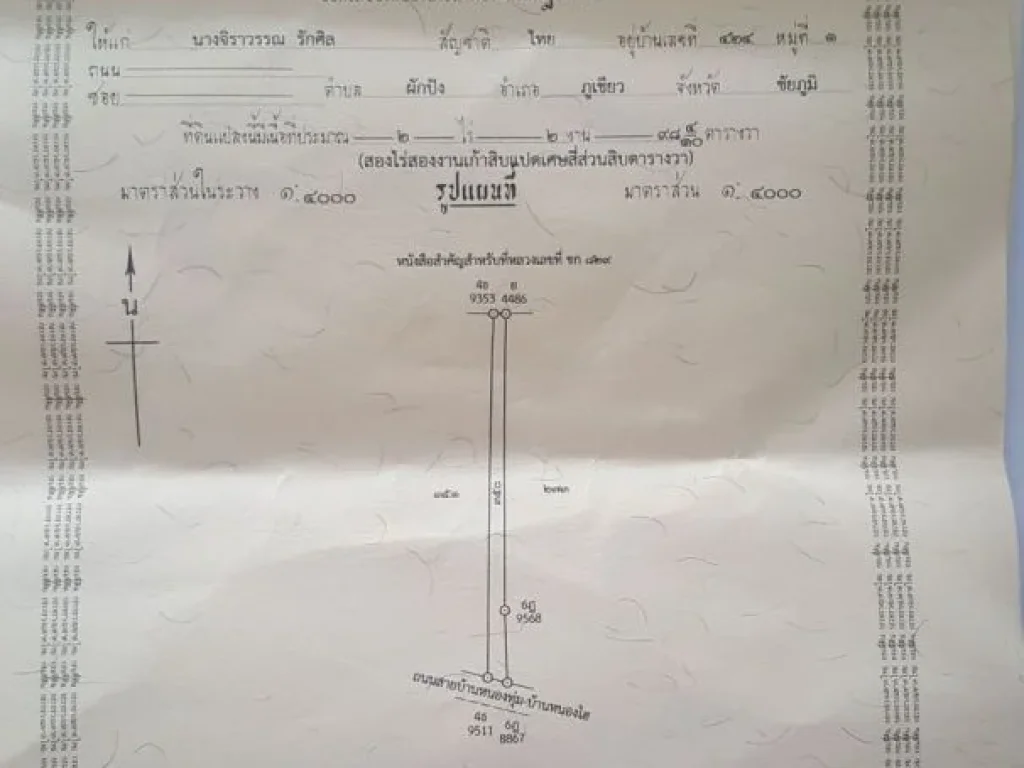 ขายที่ดินราคาถูก อสีชมพู