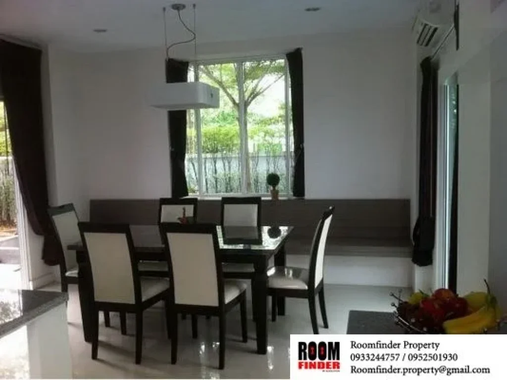 เช่า FOR RENT NIRVANA BEYOND LITE RAMA 9 3 beds 3 baths 80 Sqw 65000 Modern Decorated NEAR APL BAAN TAB CHANG