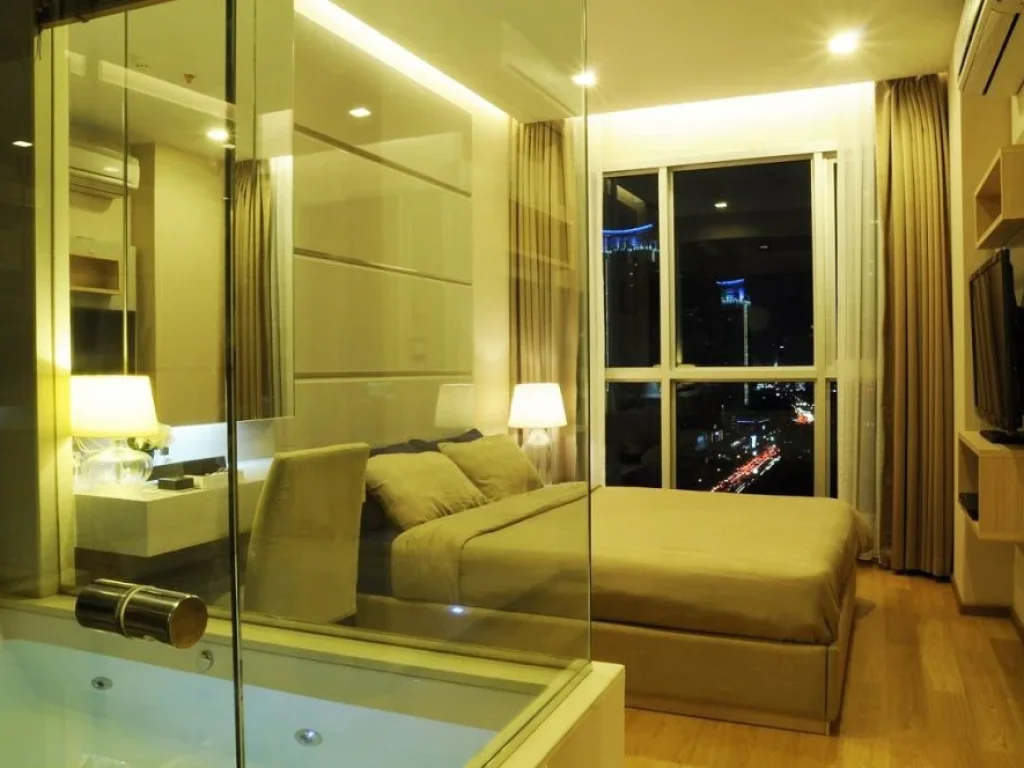 For Rent เช่า The Address Asoke 1 นอน 1 น้ำ 45 ตรม ใกล้ MRT เพชรบุรี