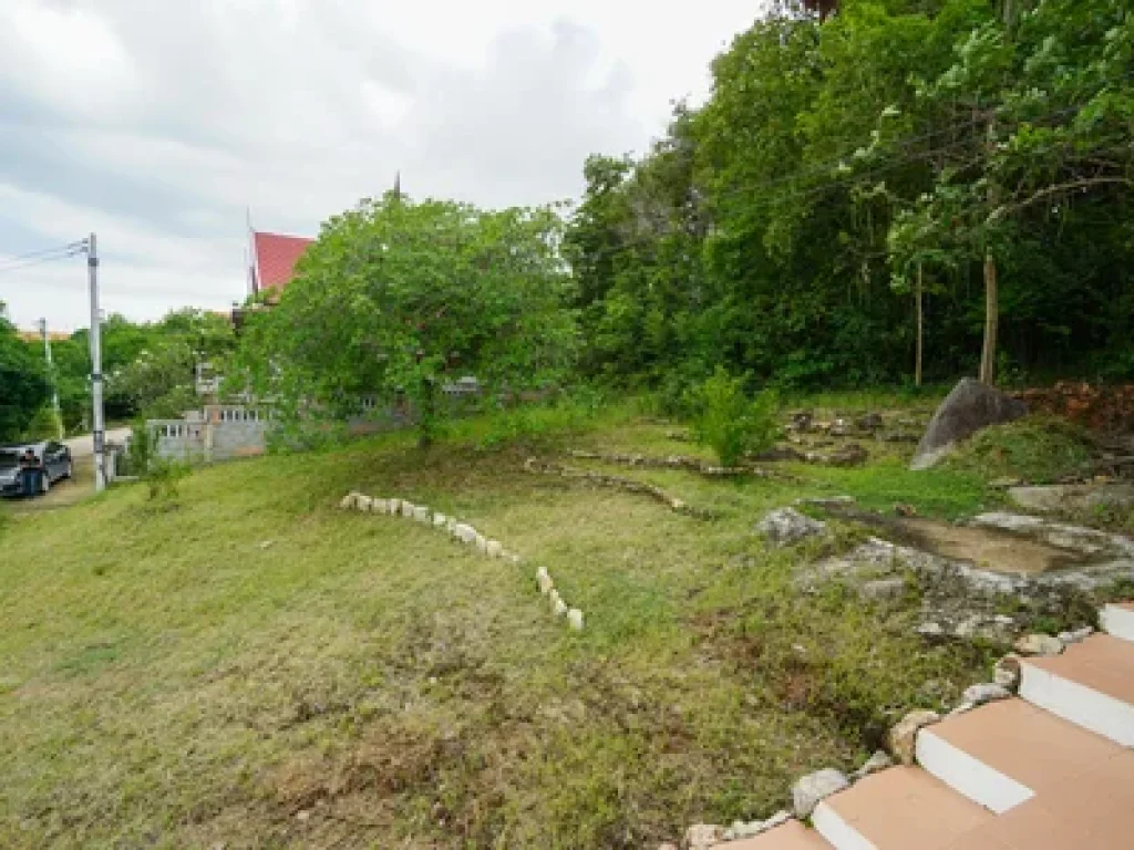 Land sea view for sale in Choeng Mon Bophut Koh Samui best investment near Baywater Resort Samui