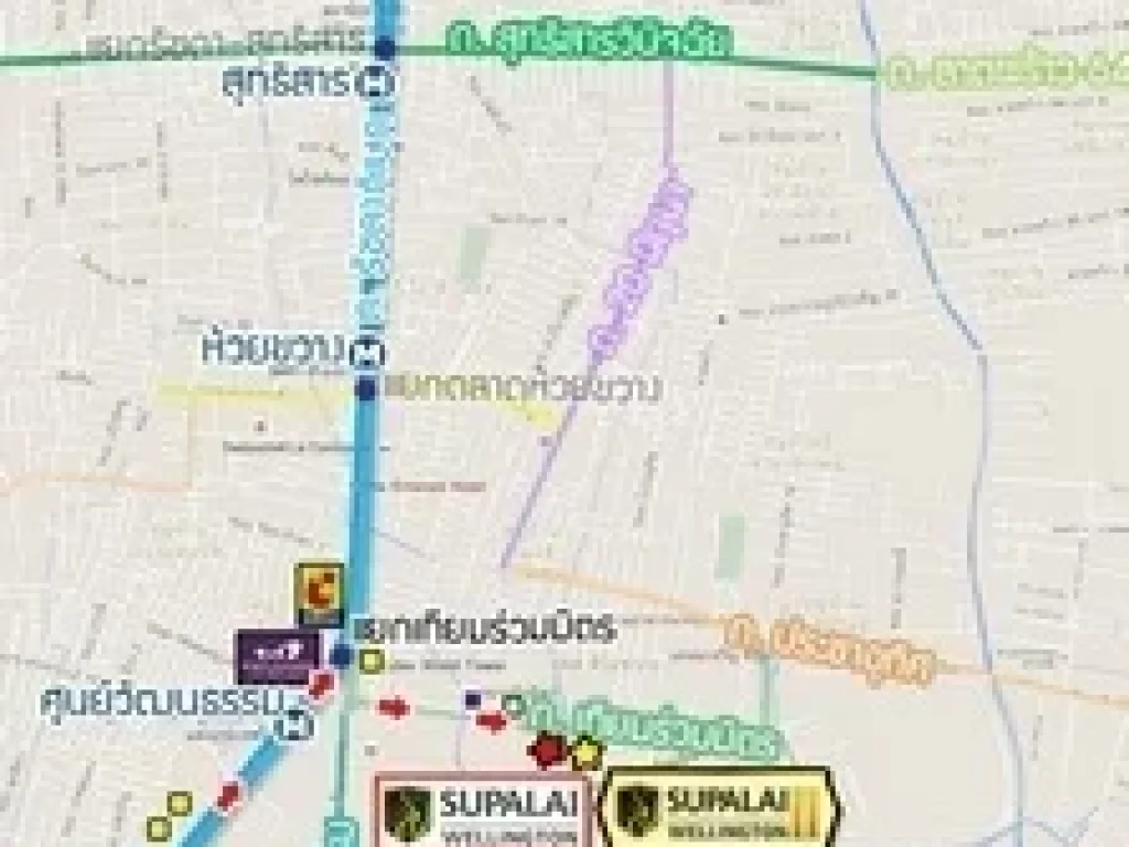 ให้เช่า คอนโดศุภาลัย เวลลิงตัน 1bed 47ตารางเมตร วิวผังเมืองพร้อมเข้าอยู่