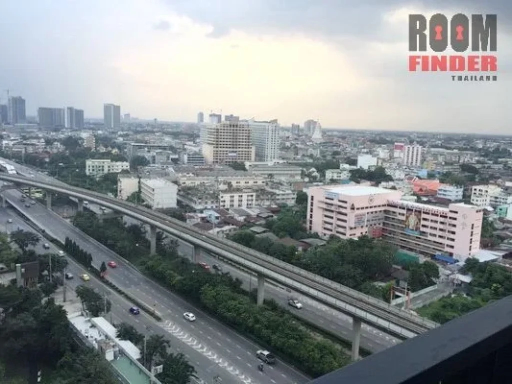 FOR RENT สำหรับเช่า IDEO SATHORN-THAPRA Studio 22 Sqm10000 Fully Furnished High Floor Unblock View New Unit NEAR BTS PHONIMIT