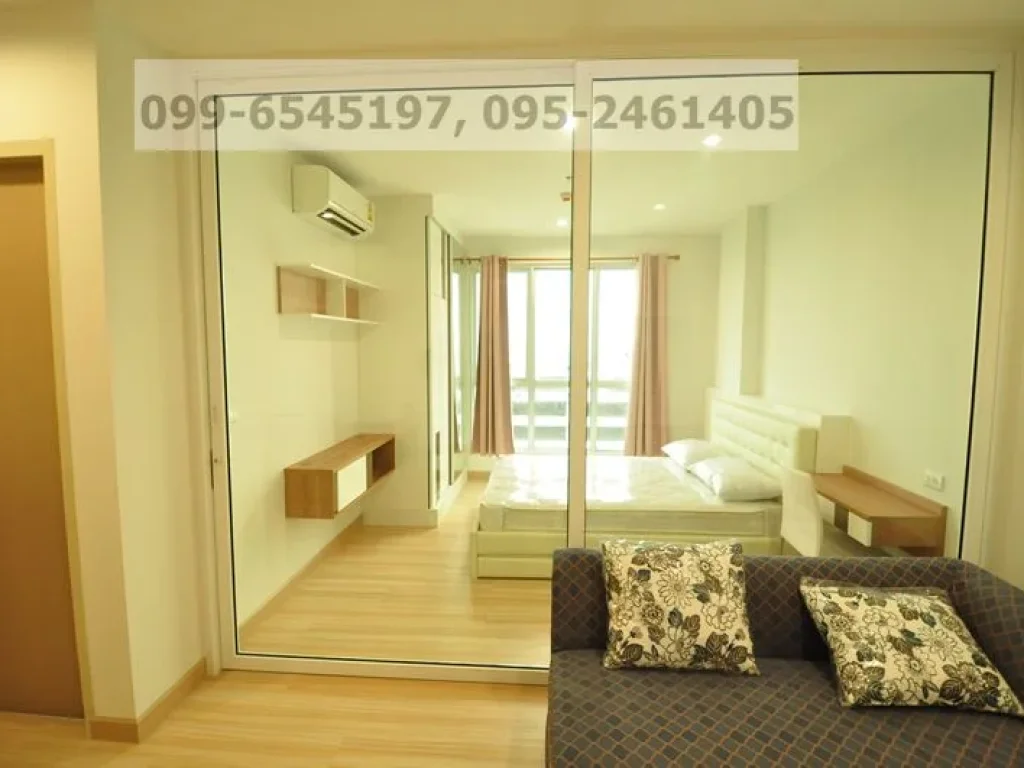 ขายคอนโด ห้องชุด 33 ตรม The Hotel Serviced Condo รัตนาธิเบศร์ ชั้น11 ติดรถไฟฟ้าสายสีม่วง เฟอร์ แอร์