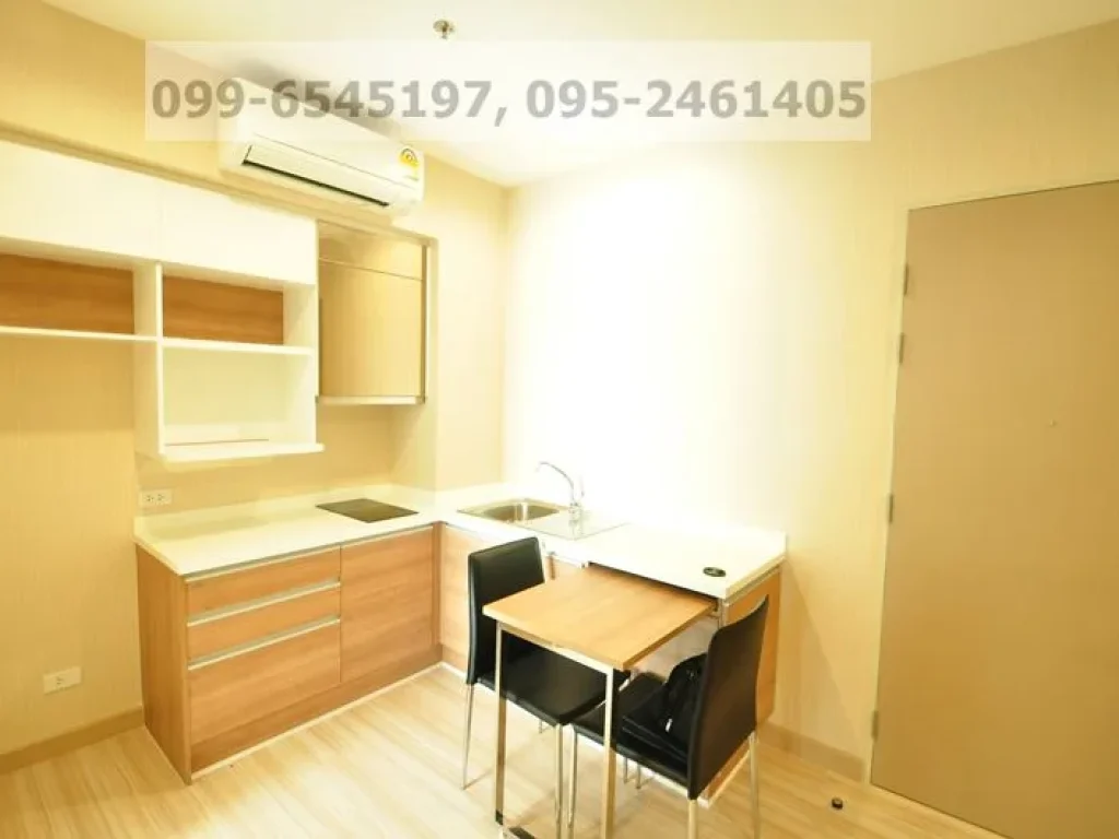 ห้องชุด 33 ตรม ติด MRT ศรีพรสวรรค์ โครงการ The Hotel Serviced Condo ชั้น8 เฟอร์ครบ