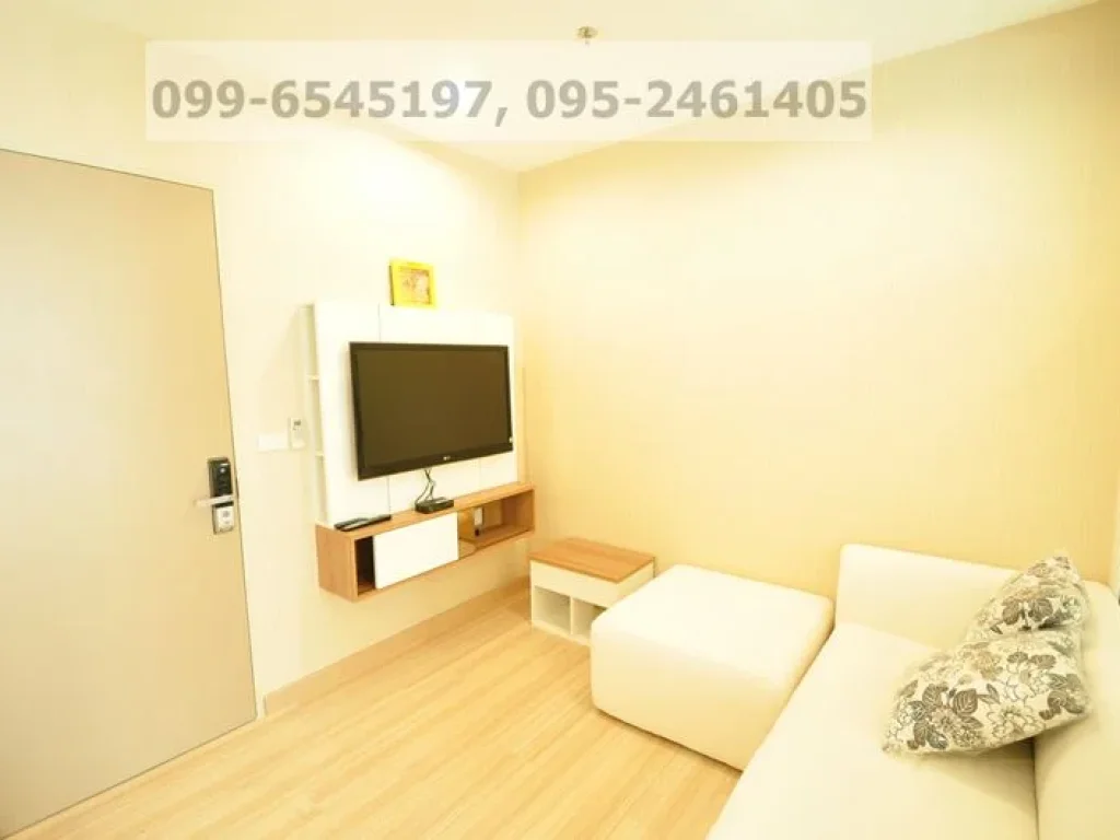 ห้องชุด 33 ตรม ติด MRT ศรีพรสวรรค์ โครงการ The Hotel Serviced Condo ชั้น8 เฟอร์ครบ