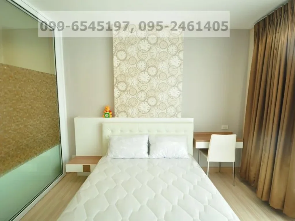 ห้องชุด 33 ตรม ติด MRT ศรีพรสวรรค์ โครงการ The Hotel Serviced Condo ชั้น8 เฟอร์ครบ