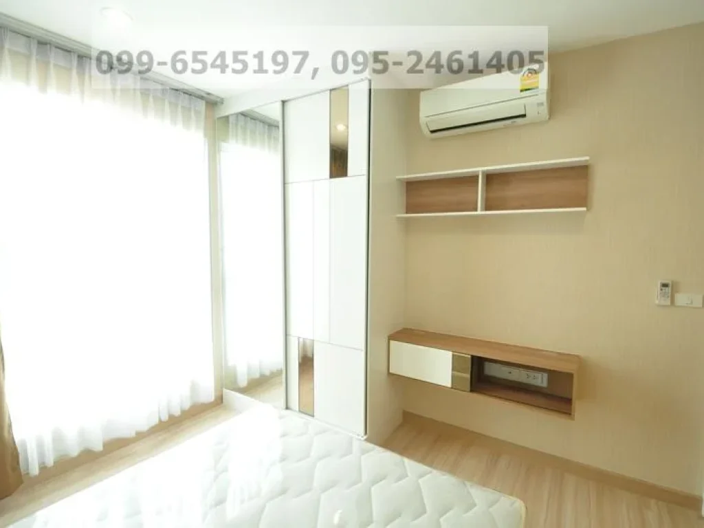 ห้องชุด 33 ตรม ติด MRT ศรีพรสวรรค์ โครงการ The Hotel Serviced Condo ชั้น8 เฟอร์ครบ