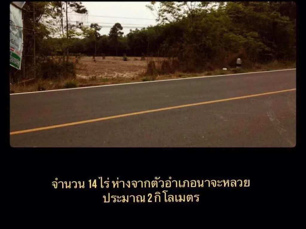 ขายที่14ไร่ ติดถนนลาดยาง