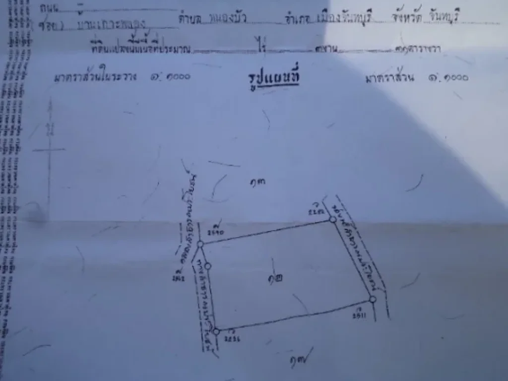 ที่ดินสำหรับปลูกบ้าน 0-3-31 ไร่ ด้านท้ายที่ดินติดคลอง