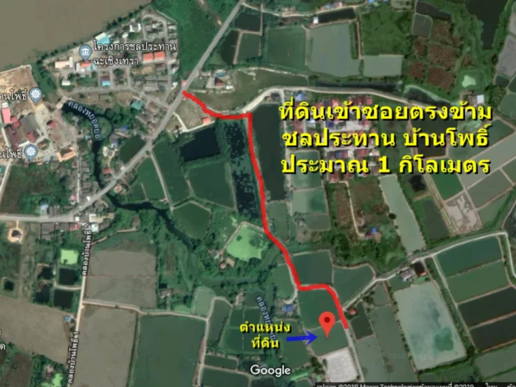 ขายที่ดิน 1 ไร่ครึ่ง ยกแปลง 2 ล้านบาท ตบ้านโพธิ์ อบ้านโพธิ์