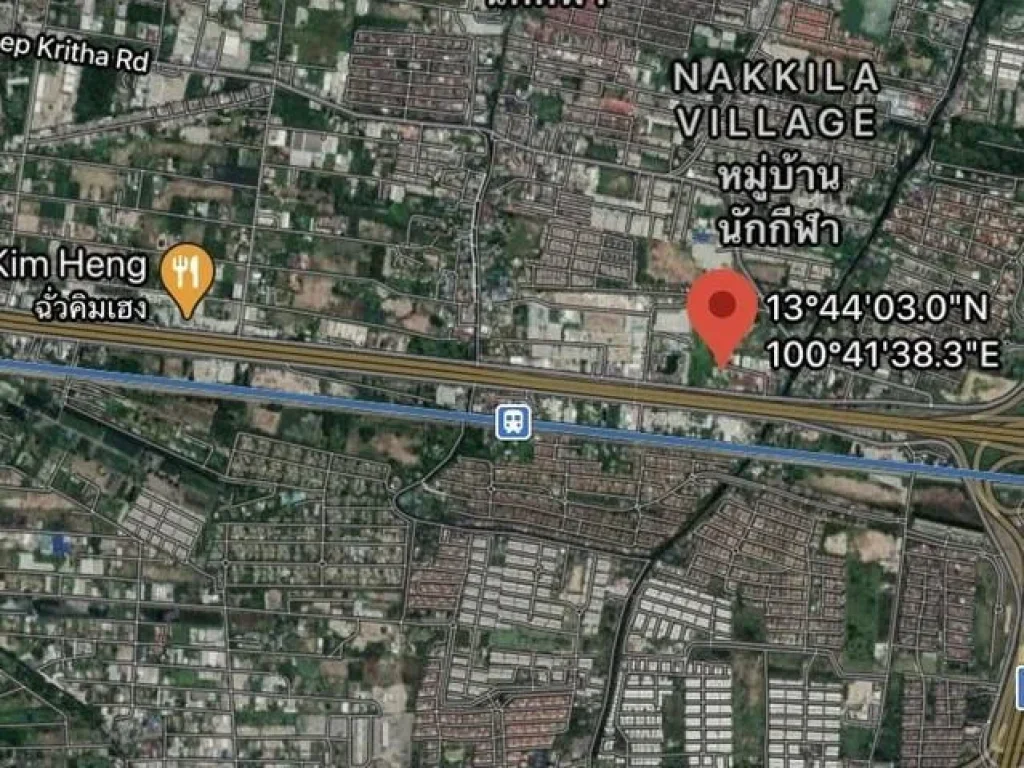 Sm16- ขาย ที่ดิน 332 ตรวาเลียบมอเตอร์เวย์สาย 7 ใกล้ Airport link ทับช้าง