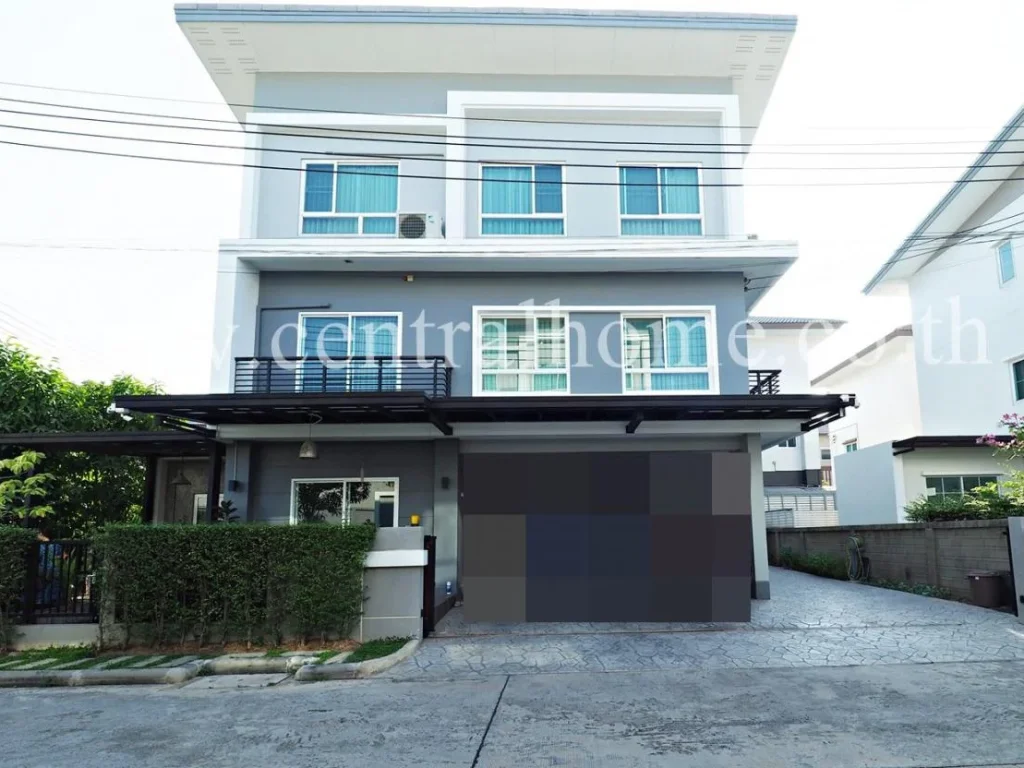 บ้านเดี่ยว หมู่บ้าน คาซ่า พรีเมี่ยม ราชพฤกษ์ - พระราม 5 หลังมุม Private Zone