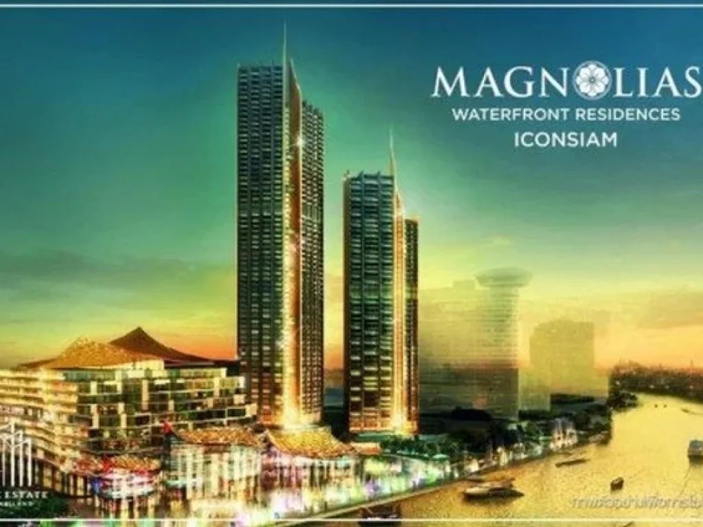 คอนโด Magnolia waterfront residences Iconsiam 1 bedroom 6058 sqm For Rent