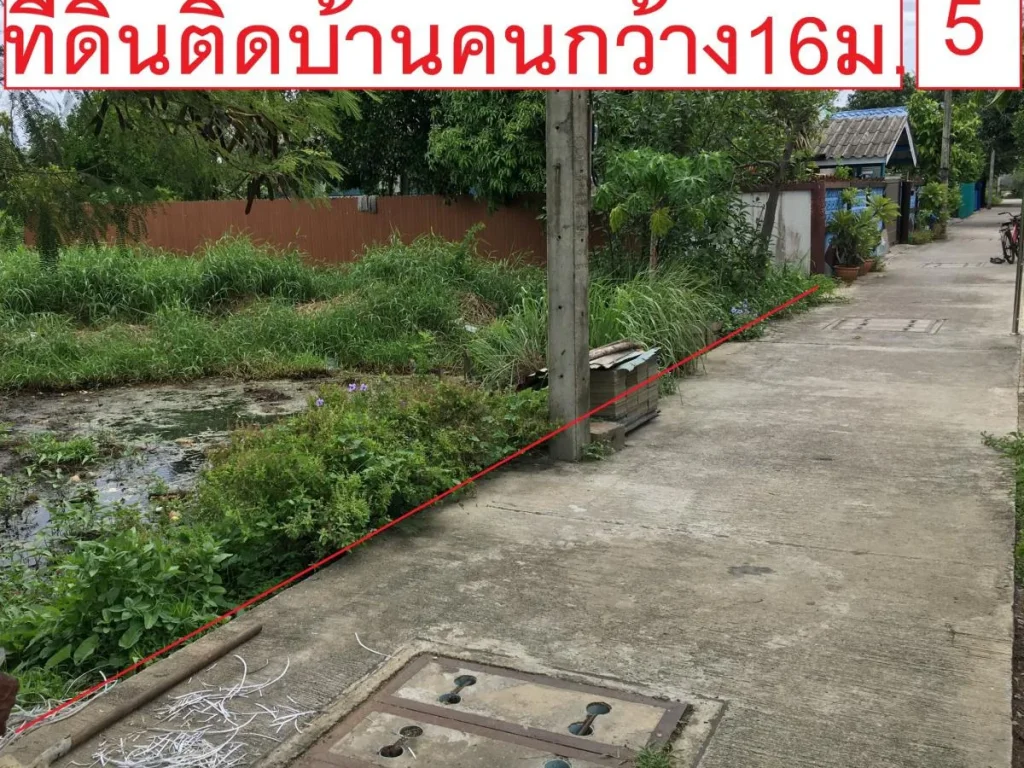 ขายที่ดินซอยสมณีรัตน์ บางพลี ถนนเทพารักษ์ หน้ากว้าง16ม92 ตรว ห่างถนนเทพารักษ์ 17 กิโลเมตร เหมาะทำบ้านพักอาศัย