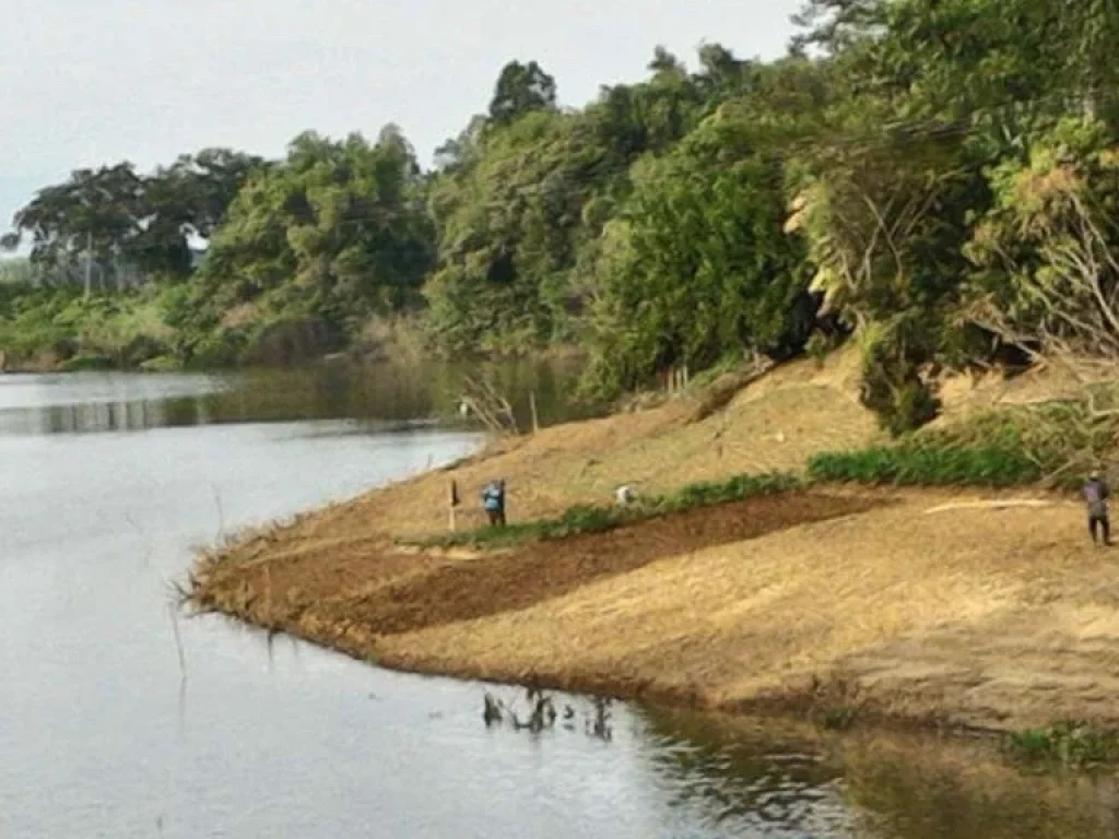 ที่ดินสวย บรรยากาศดี ริมแม่น้ำปราจีนบางปะกง มีพื้นที่เป็นชายหาดส่วนตัว