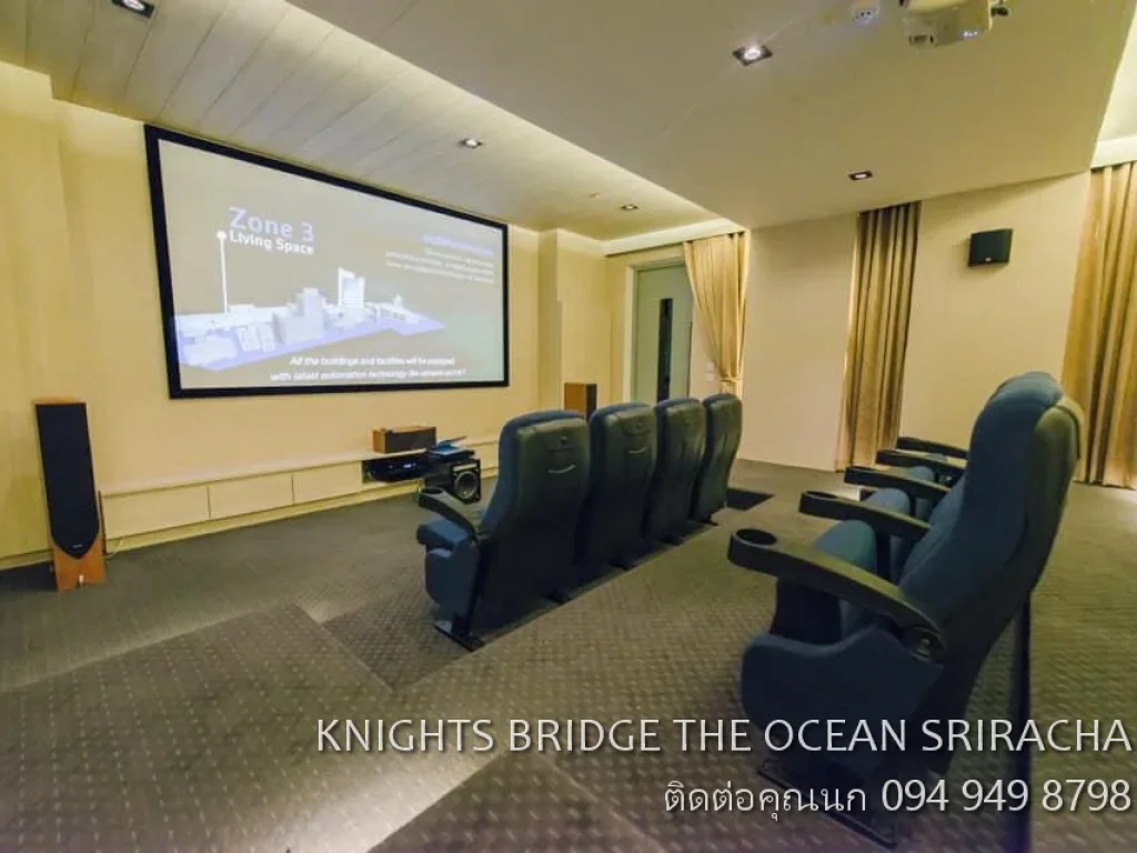 FOR SALE CONDO KNIGHTS BRIDGE THE OCEAN SRIRACHA 54 ตรม ห้องมุม วิวภูเขา