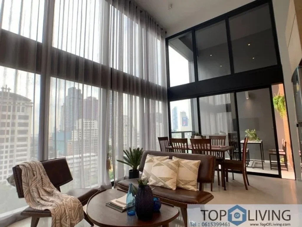 ForRent The Lofts Silom Duplex Ready to move in near BTS Surasak Station