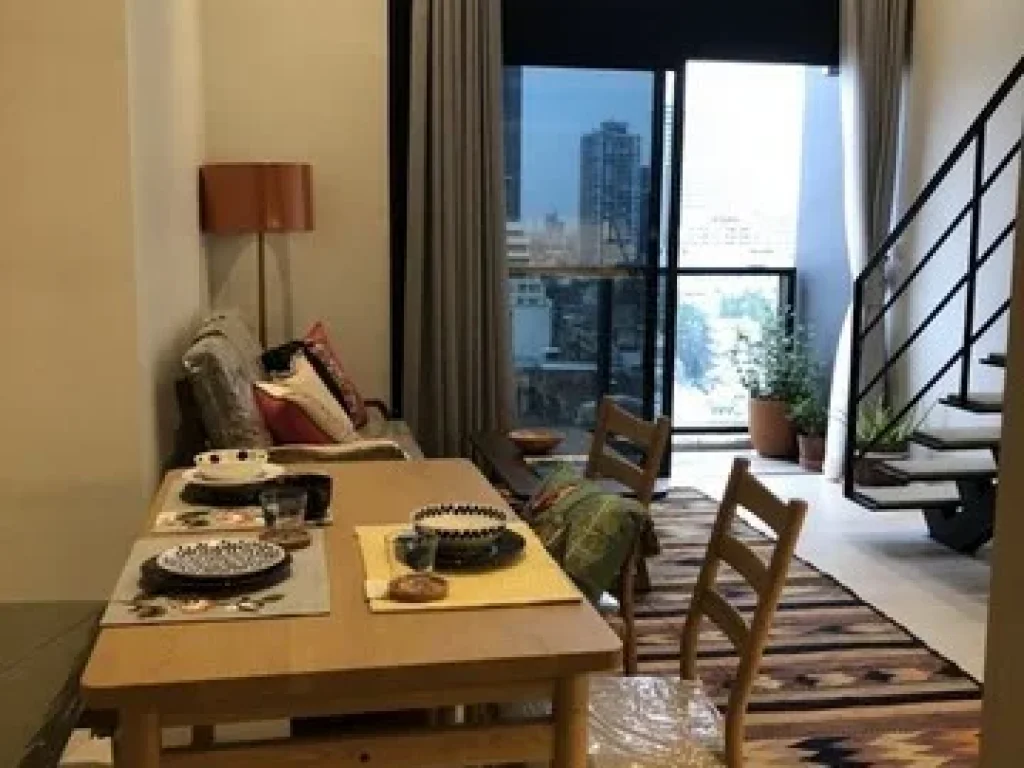 ForRent The Lofts Silom Ready to move in Fully furnished near BTS Surasak Station