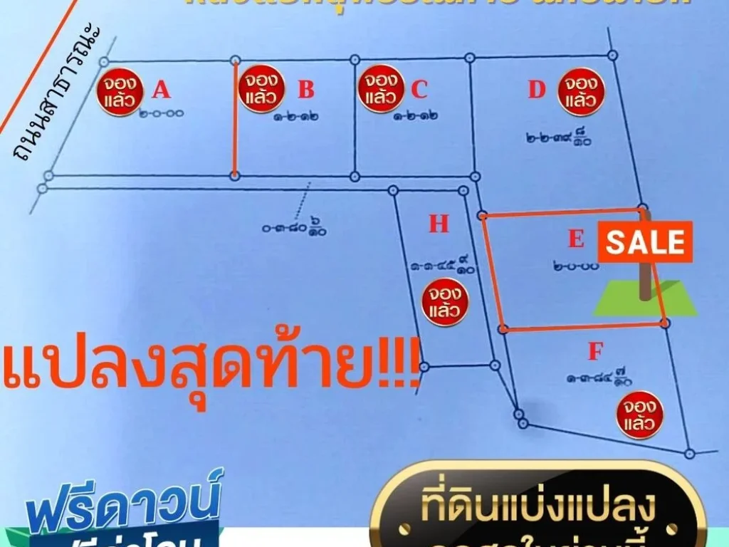 ขายที่ดินนครนายก แปลงสุดท้าย 2 ไร่ หมดแล้วหมดเลย หลังแยกสุพรรณิการ์ ใกล้ถนน 305 รังสิต-นครนายก