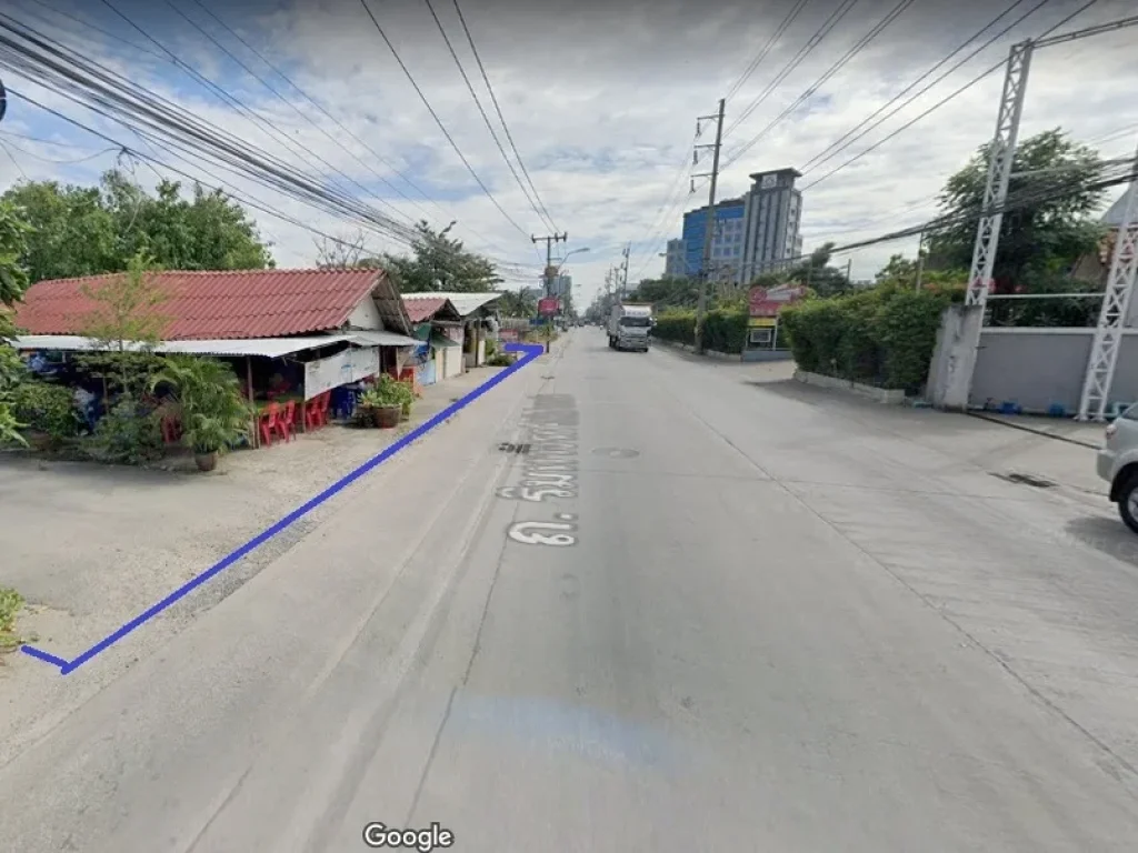 ขายที่ดิน 19-3-80 ไร่ ติดถนนทางรถไฟสายเก่า สำโรง อพระประแดง สมุทรปราการ ตรวละ 75000 บาท