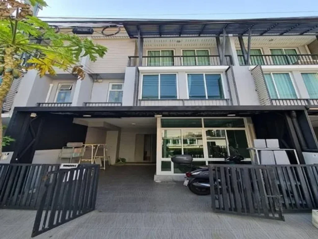 For Rent ให้เช่าทาวน์โฮม 3 ชั้น หมู่บ้าน อารียา เดลี่ ลาดปลาเค้า เกษตรนวมินทร์ พื้นที่ 160 ตรม