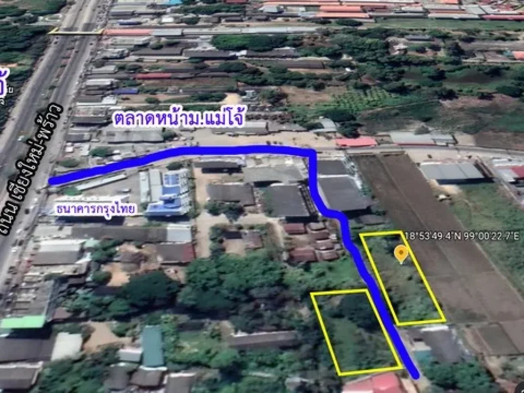 ที่ดิน - ขนาดเท่ากับ 622 ตรว 0 Ngan 0 Rai 12440000 บาท สวยที่สุดในย่าน เชียงใหม่