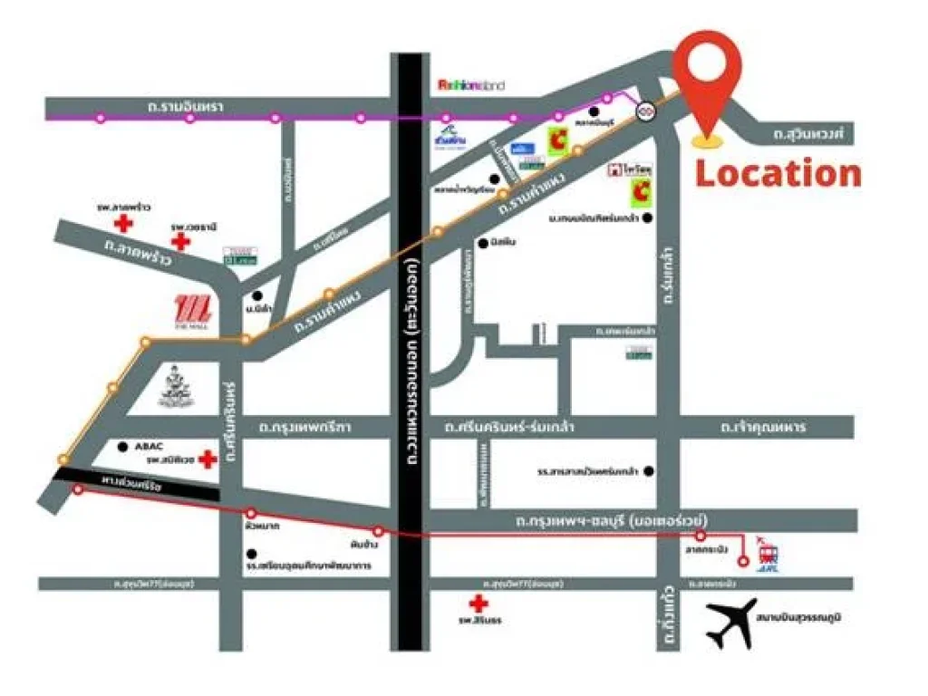 ขายด่วนห้างสรรพสินค้า สี่แยกรามคำแหง-ร่มเกล้า ทำเลศักยภาพ เหมาะแก่การลงทุน