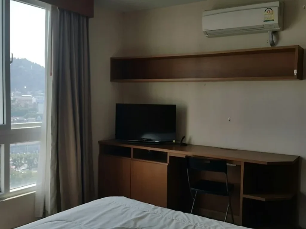 Ladda Condo View ลัดดา ศรีราชา 2 Bed 1 Baht ชั้น 7 เฟอร์ครบ พร้อมอยู่