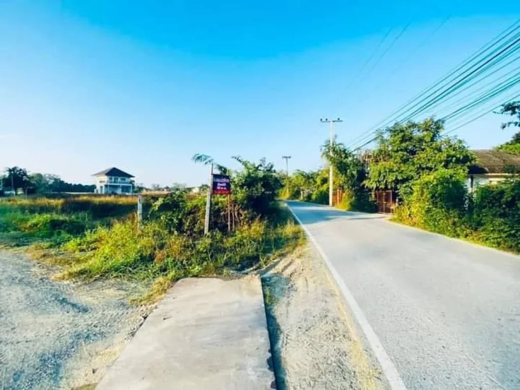 ขายที่ดินติดถนนค้าขายได้แถวท่ารั้ว สันปูเลย ดอยสะเก็ตพร้อมโอน