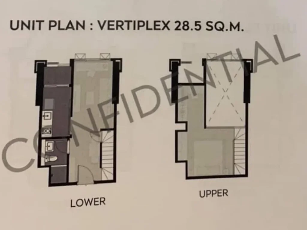 เจ้าของขาย Condo Life Rama 4 - Asoke ใกล้รถไฟฟ้า MRT ศูนย์สิริกิต์ 40 ตรม แบบห้อง Vertiplex