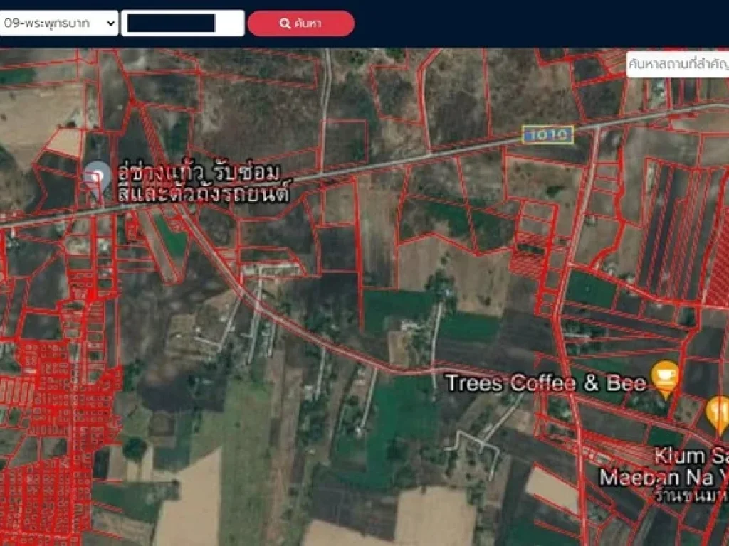 ที่ดินติดถนนสาย สบ1010 บ้านนายาว-ซับครก โฉนด 23 ไร่ พิเศษไร่ละ 32 สบ฿