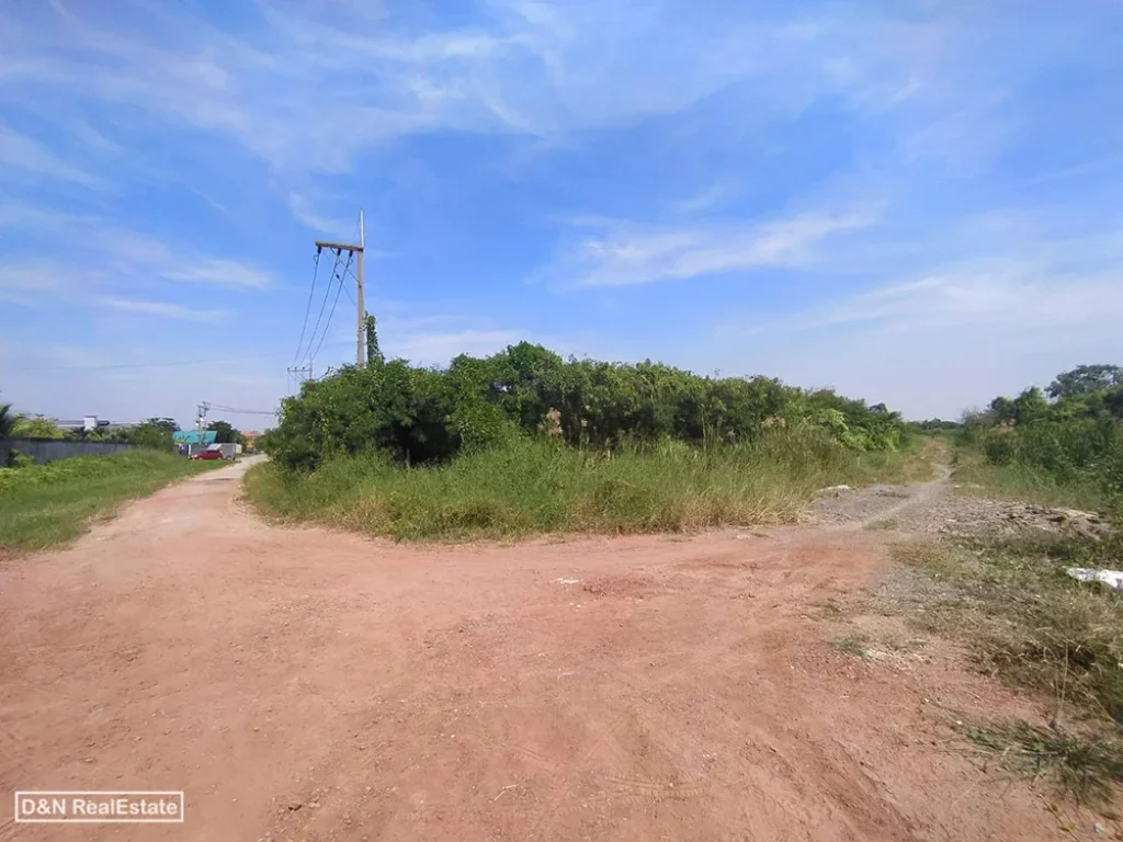 ขาย ที่ดิน 1 ไร่ แปลงมุม บ้านเกาะ สมุทรสาคร ใกล้นิคมสมุทรสาคร เหมาะทำโกดัง โรงงาน ใกล้ถนนพระราม2