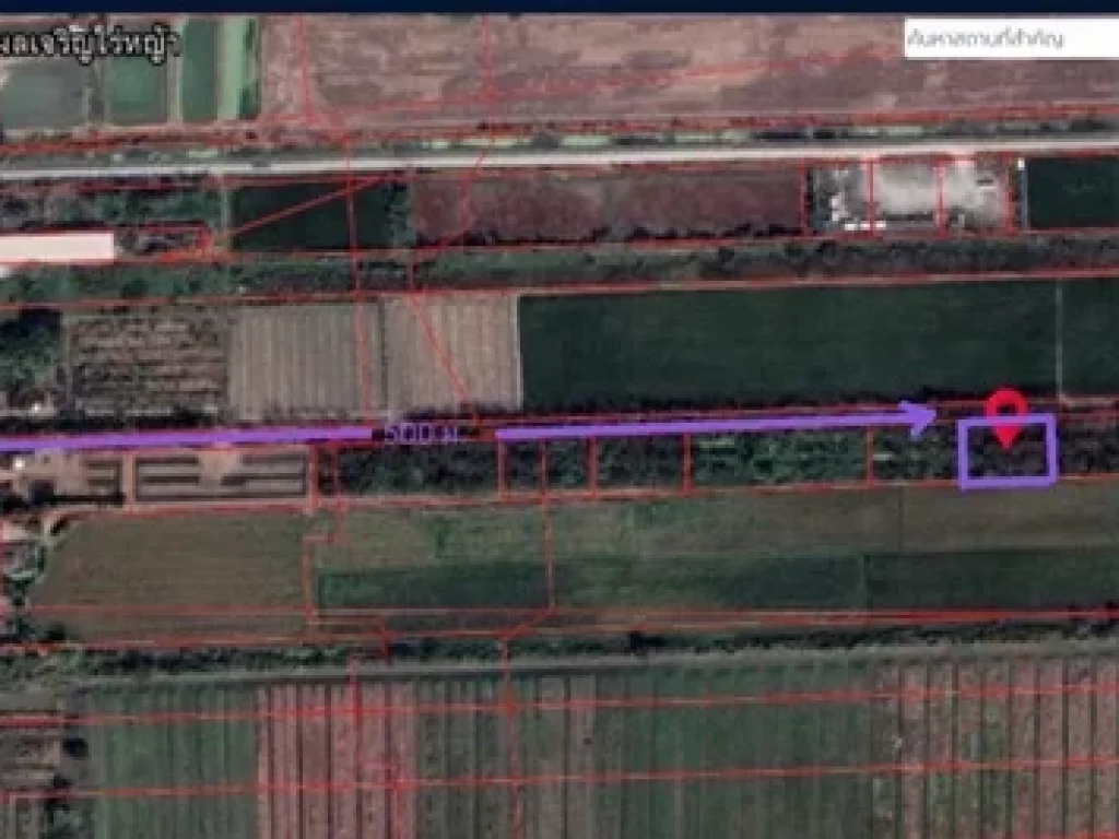 ขายที่ดินถูกมาก 1 ไร่ 15 ล้าน ถนนเลียบ ค13 ลำลูกกา ใกล้โค้ก เวิลด์