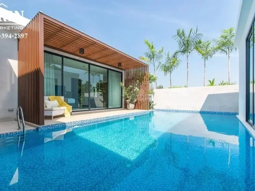 ขายพูลวิลล่าหรูที่โมเวนพิค พัทยา ติดชายหาด 150 เมตร สู่ชายหาด Luxury Pool Villa for Sell at Movenpick Pattaya by the Beach 150 meters to the beach