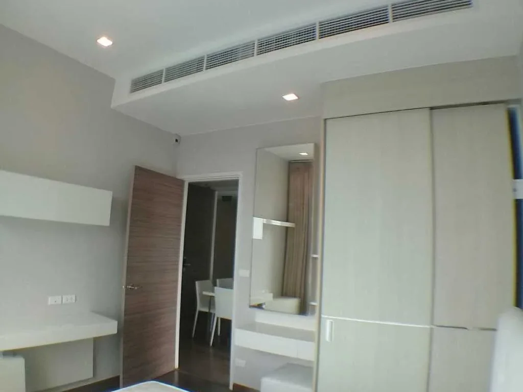 Q asoke เพชรบุรีตัดใหม่ 2 Bed 1 bath ชั้น 34 เฟอร์ครบ มีระเบียง พร้อมอยู่