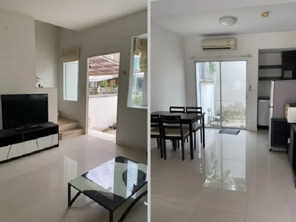 For Rent ให้เช่าทาวน์โฮม 3 ชั้น หมู่บ้าน บ้านใหม่ พระราม 9  ศรีนครินทร์ ซอยกรุงเทพกรีฑา 7