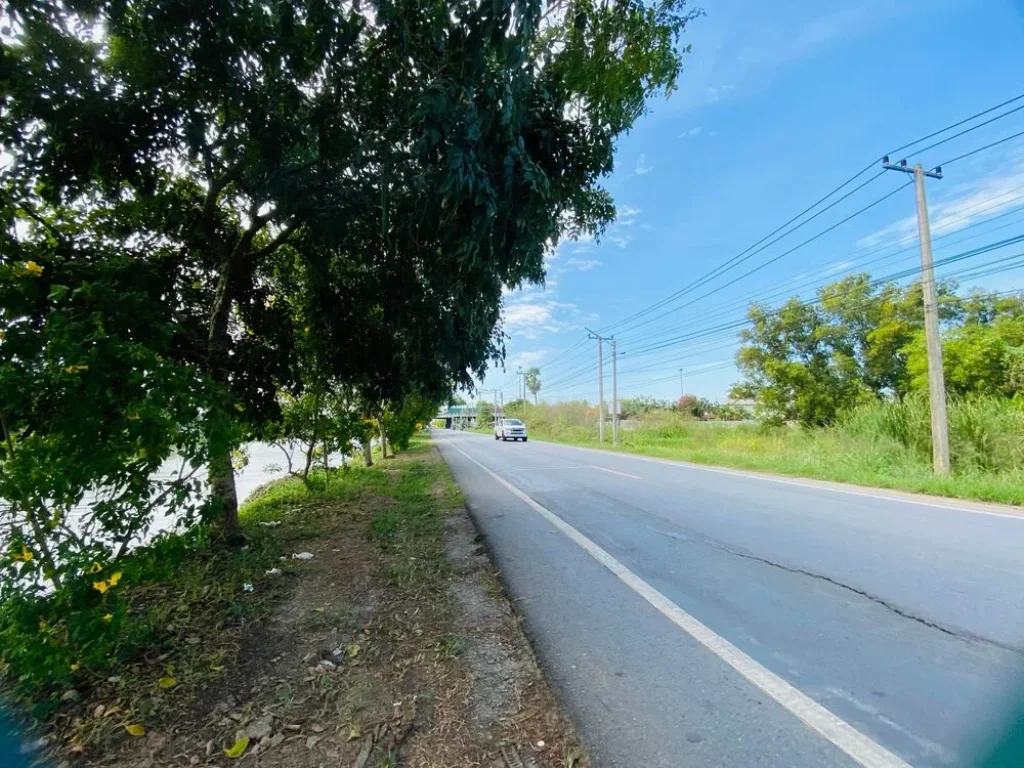 ขายที่ดินติดถนน ประตูน้ำพระอินทร์ เลียบคลองระพีพัฒน์