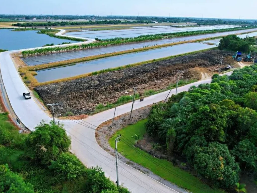 ที่ดินแปลงสวยบรรยากาศทุ่งนา ติดทะเลสาบ อากาศดีมากน่าอยู่อาศัย บ้านขุนศรี อไทรน้อย จนนทบุรี