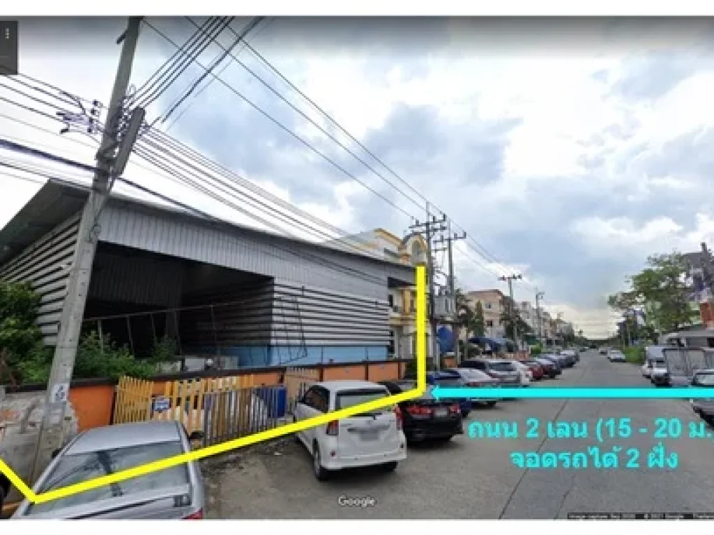 โกดังสินค้า ใกล้วงแหวนกาญจนาฯ ย่านบางบัวทอง logistic สะดวกมาก อยู่ในโครงการ factory land ปรับเป็นโรงงานได้