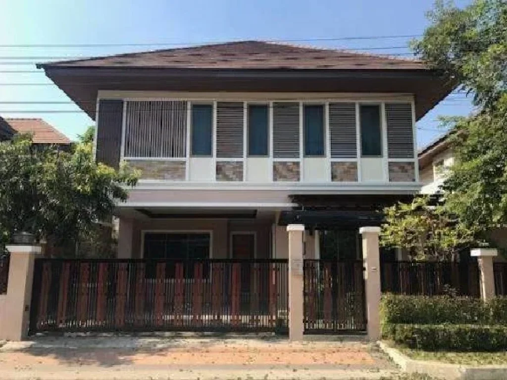 For Rent ให้เช่าบ้านเดี่ยว 2 ชั้น หมู่บ้าน นนทรี รีเจ้นท์ ราชพฤกษ์