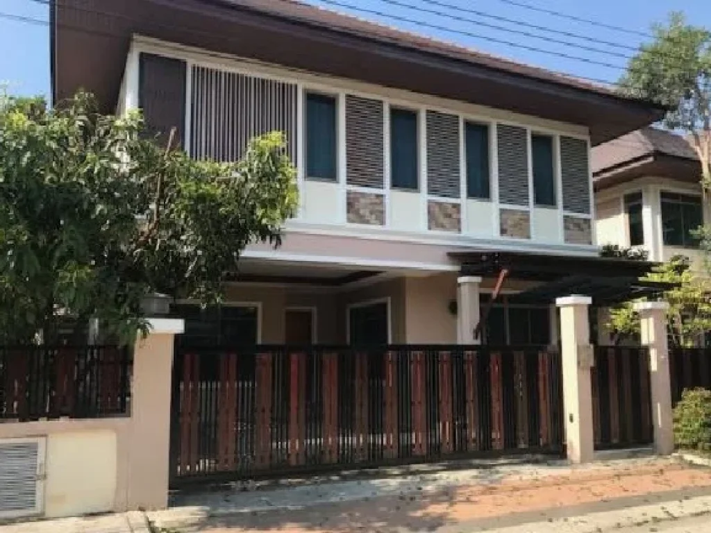 For Rent ให้เช่าบ้านเดี่ยว 2 ชั้น หมู่บ้าน นนทรี รีเจ้นท์ ราชพฤกษ์