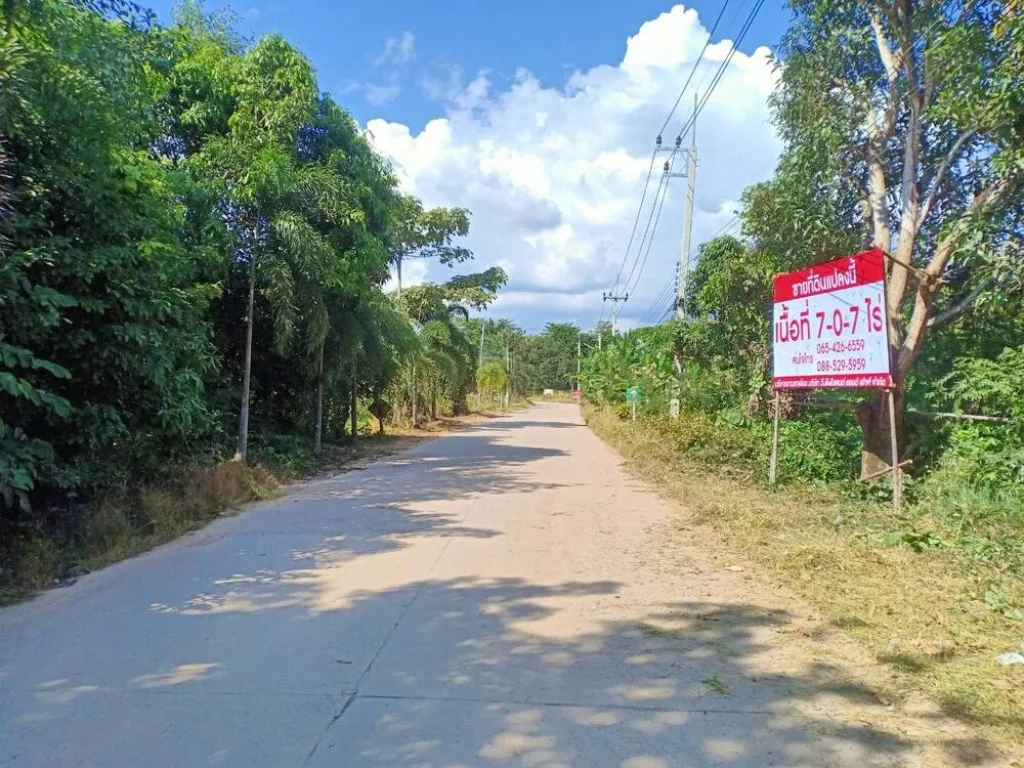 ขายที่ดิน 7-0-7 ไร่ ใกล้หาดเพ ใกล้เกาะเสม็ด จังหวัดระยอง