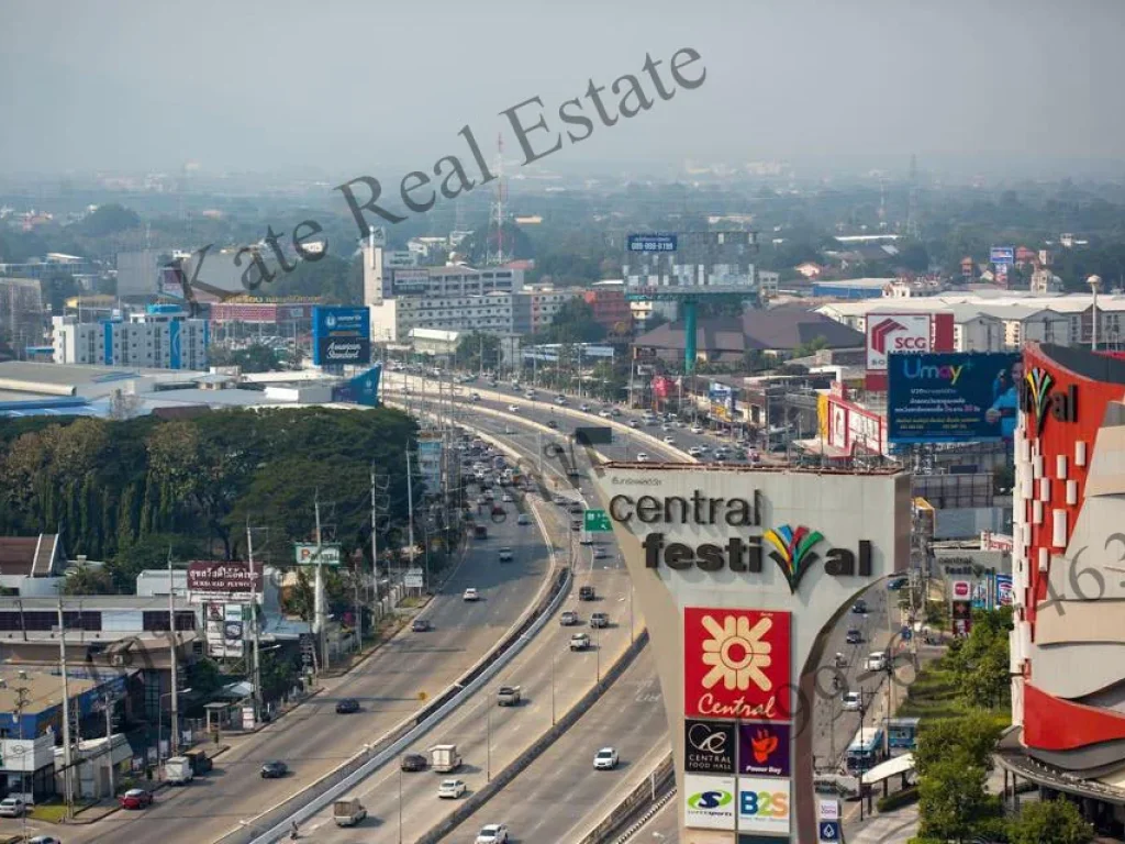 ขาย ศุภาลัย มอนเต้ เชียงใหม่ ที่พักอยู่ตรงข้ามห้าง Central เชียงใหม่ ติดถนนใหญ่